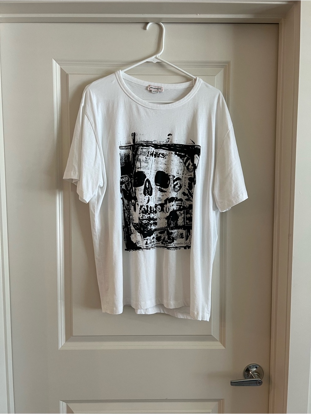 Alexander McQueen White Graphic Skull Tee - Men